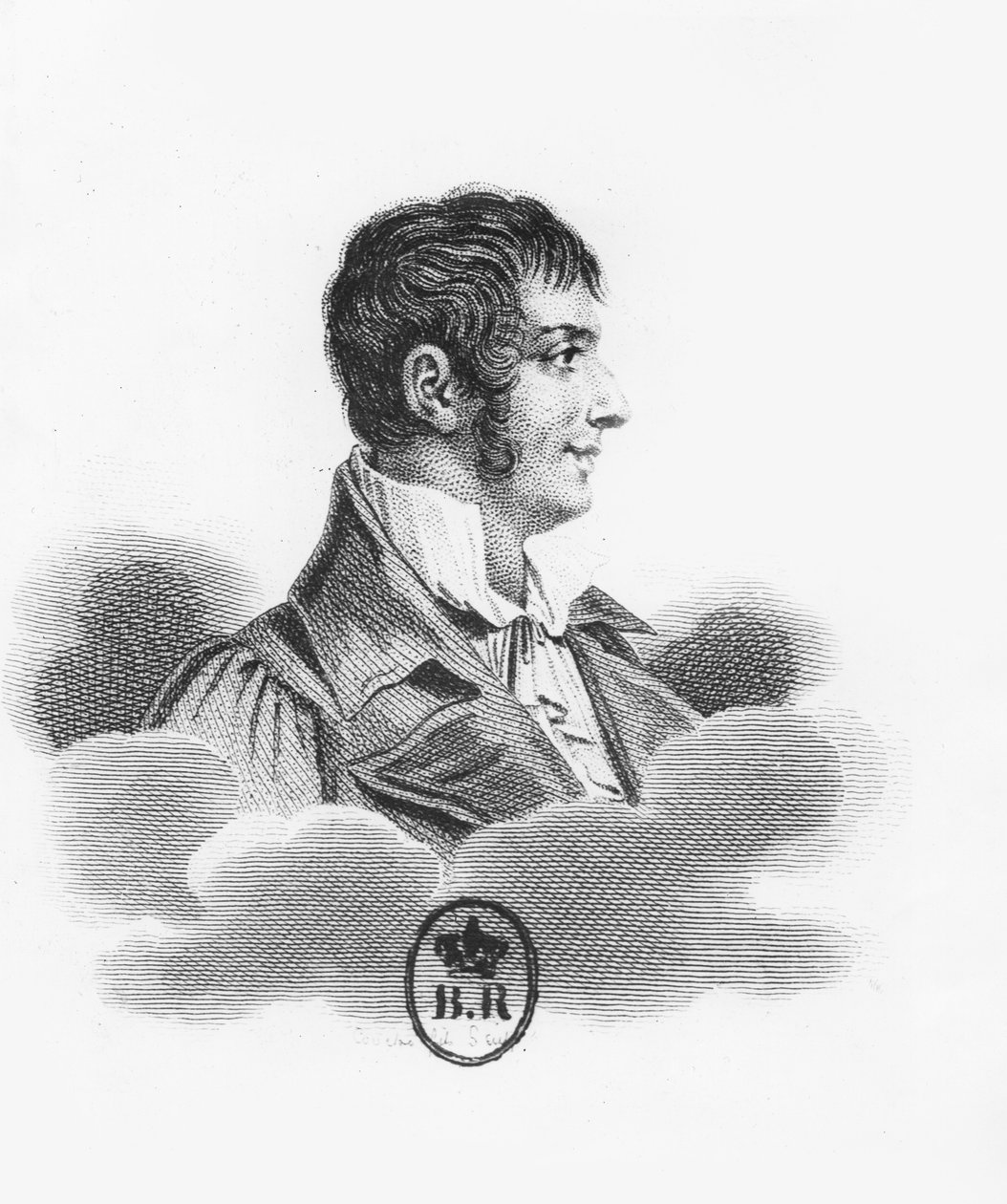 Jean-Charles-Julien Luce de Lancival (Gravur) von French School
