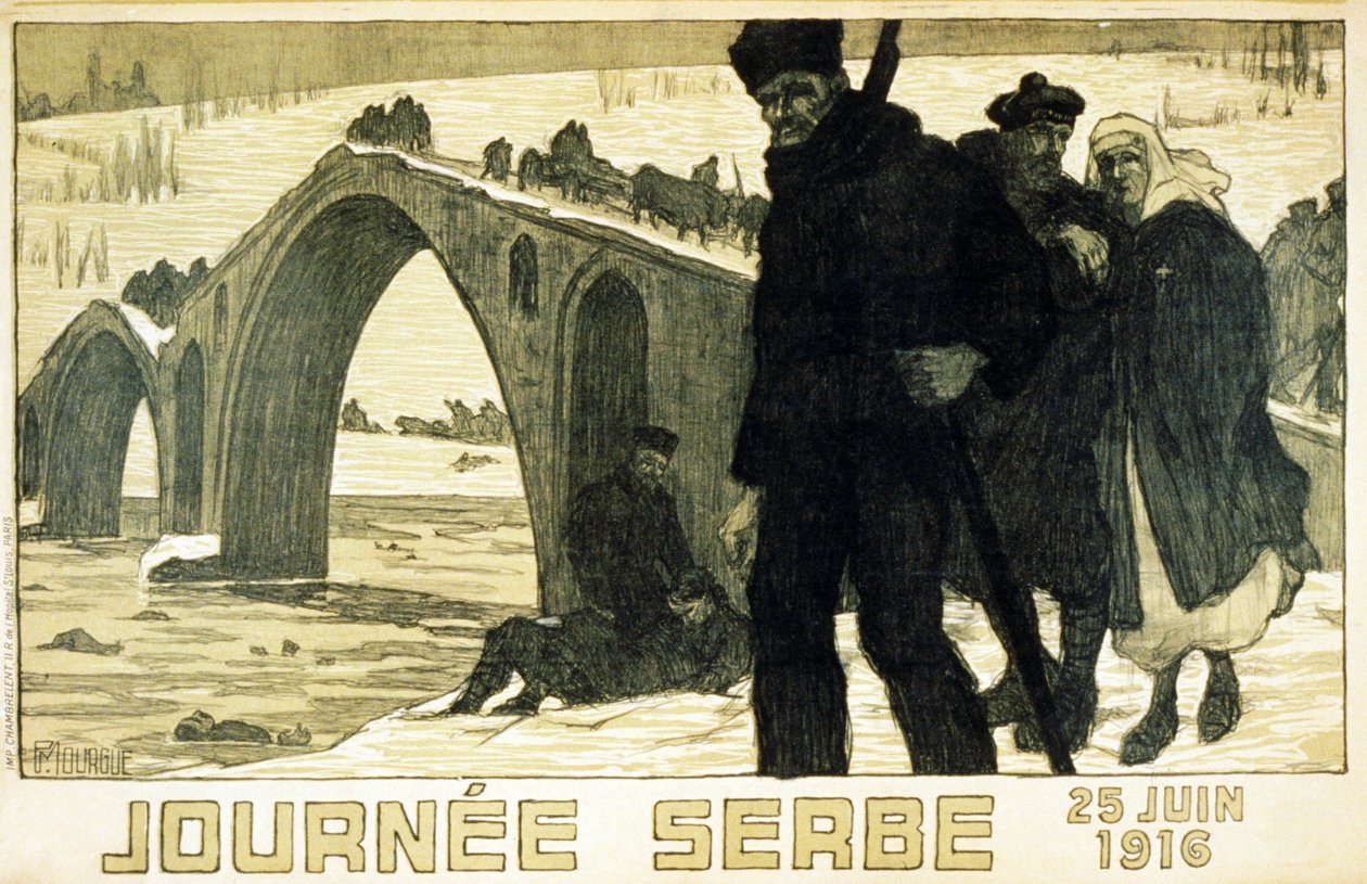 Journée Serbe. 25. Juni 1916 von French School