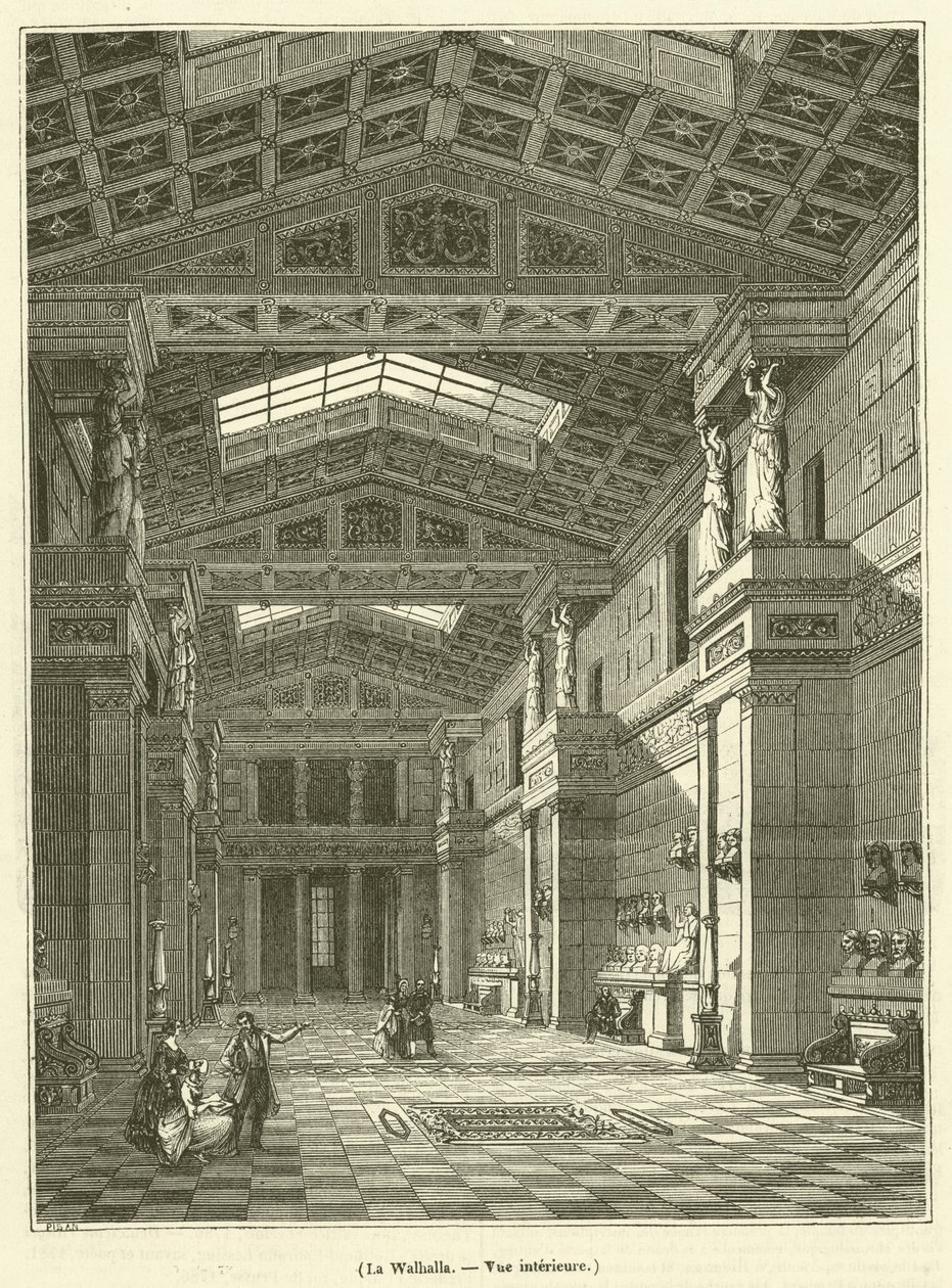 Die Walhalla, Innenansicht von French School