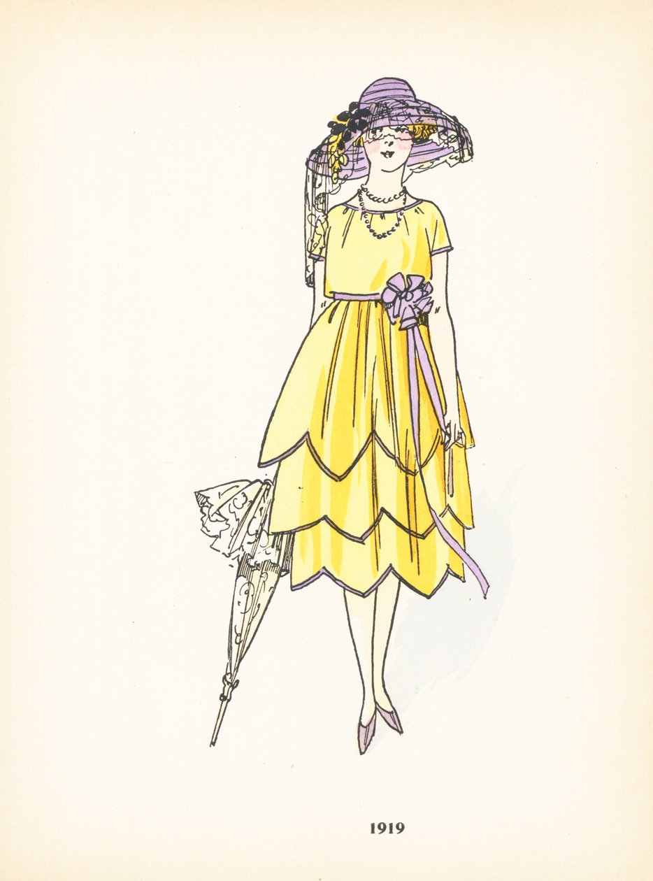 Damenmode, 1919 von French School