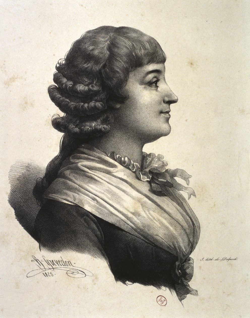 MADAME ROLAND (Marie-Jeanne Roland de la Platière) von French School