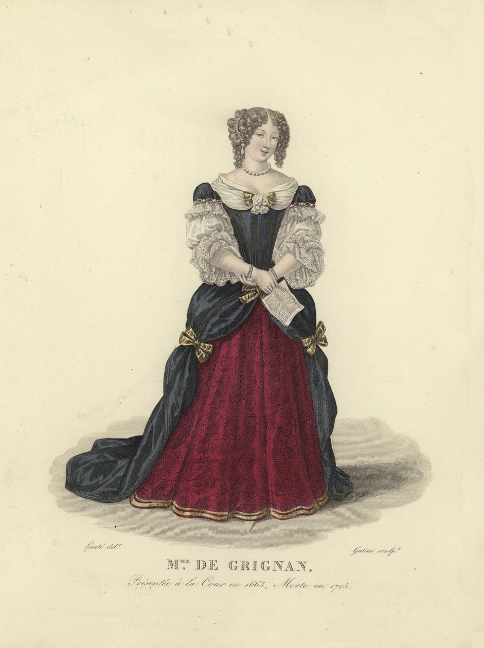 Madame de Grignan, französische Aristokratin von French School