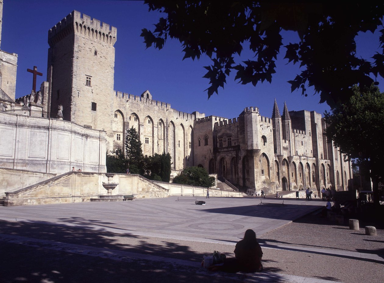 Palast der Päpste von Avignon von French School