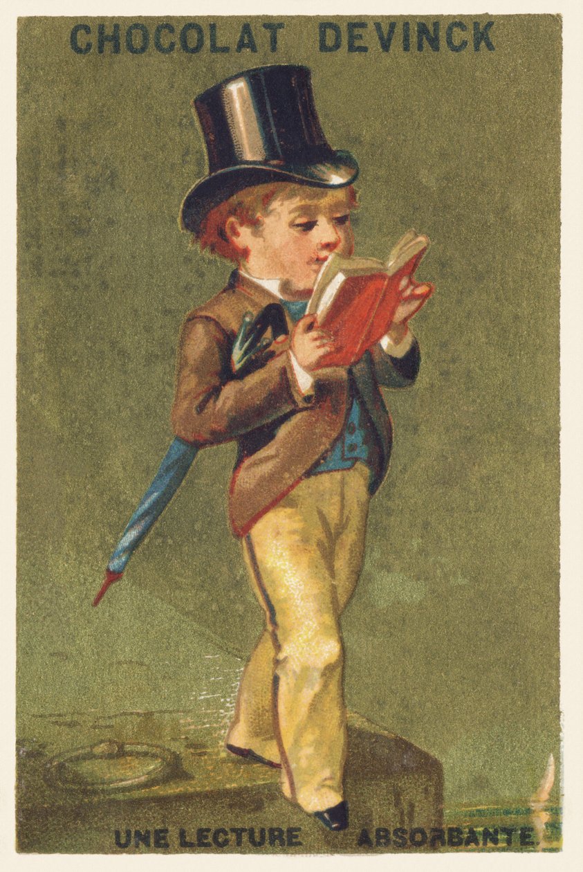 Leidenschaftliches Lesen von French School