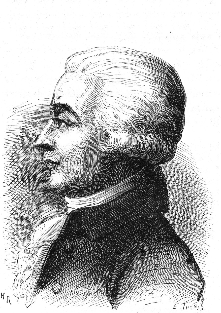 Porträt von Blanchard (1709-1853) von French School