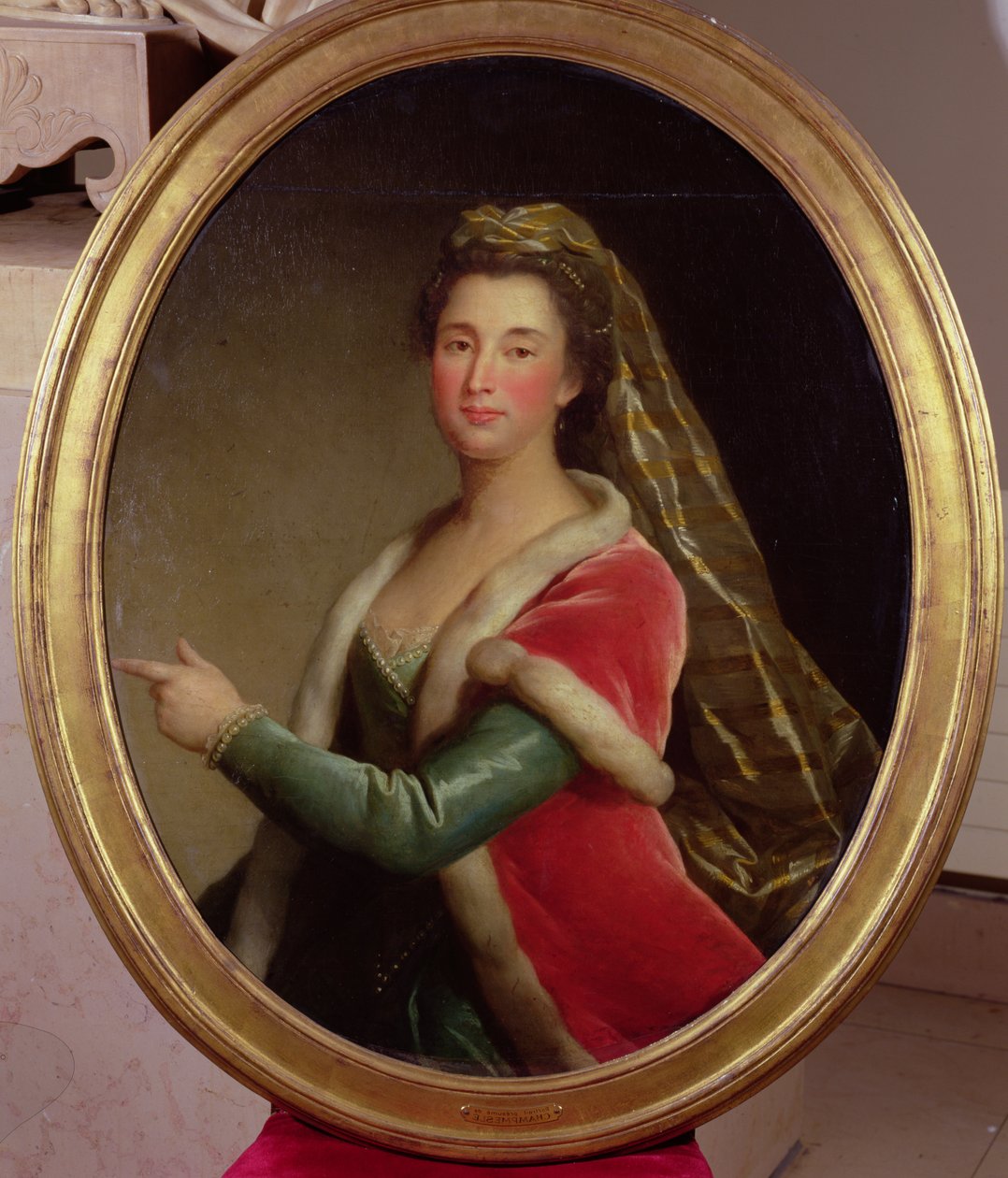 Porträt von Madame Champmesle (1642-98) von French School