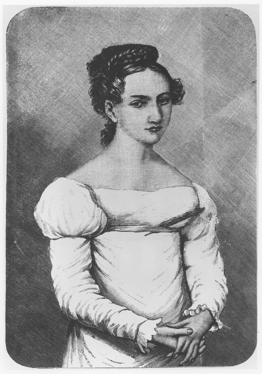 Porträt von Maria Wereszczaka von French School