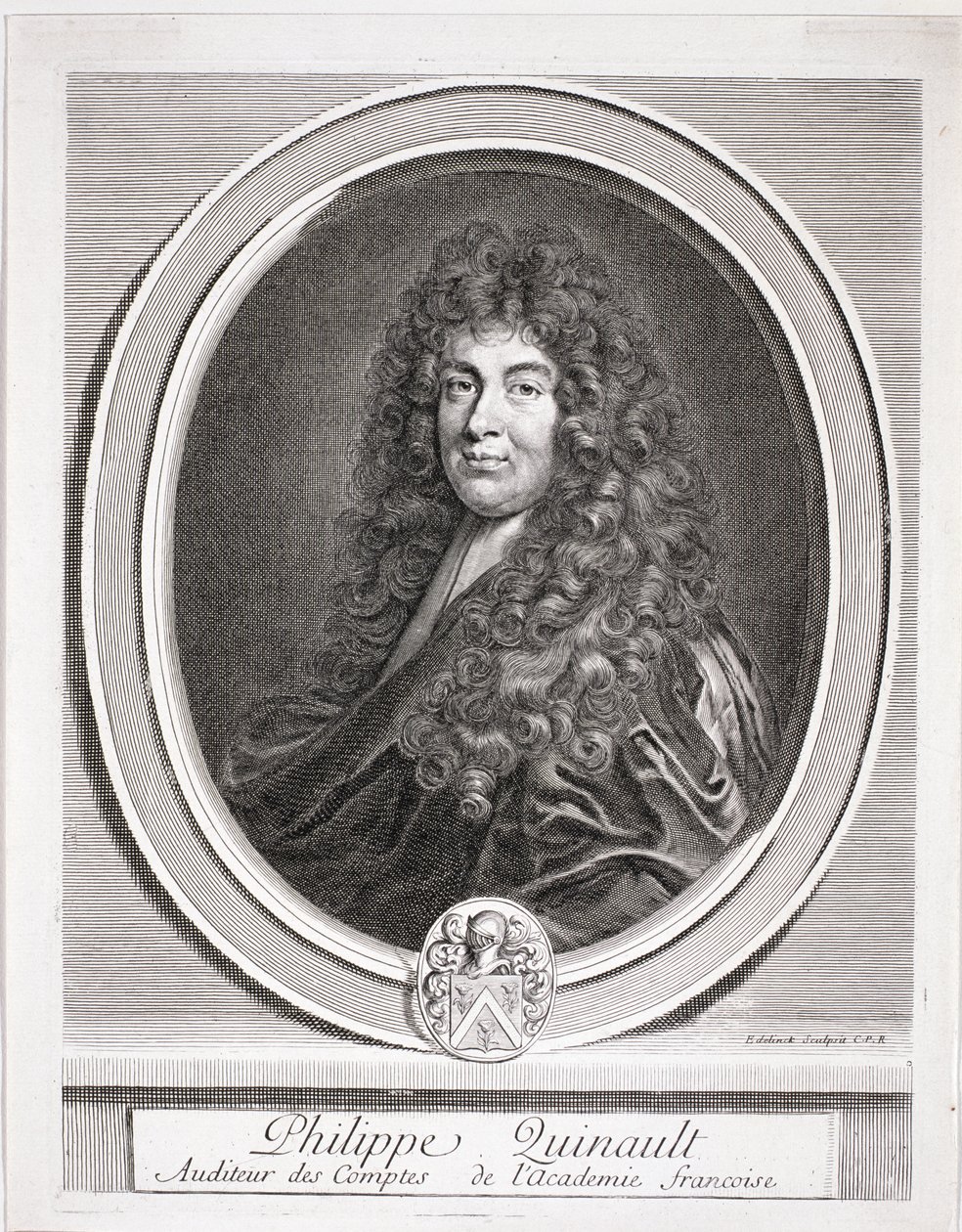 Porträt von Philippe Quinault (1635-88) von French School