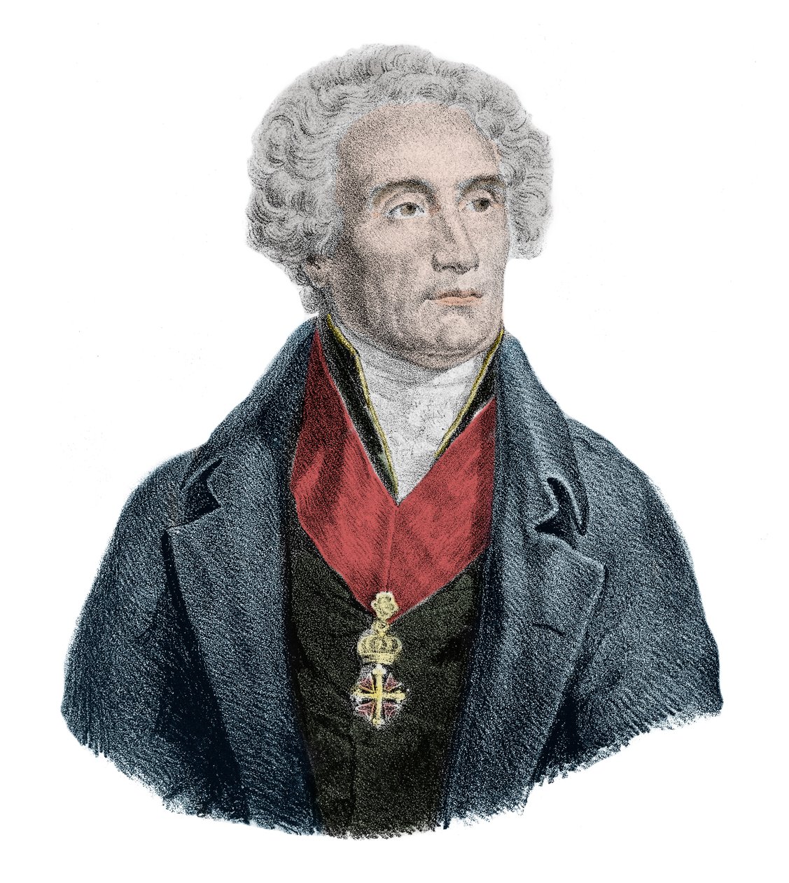 Porträt von Xavier de Maistre von French School