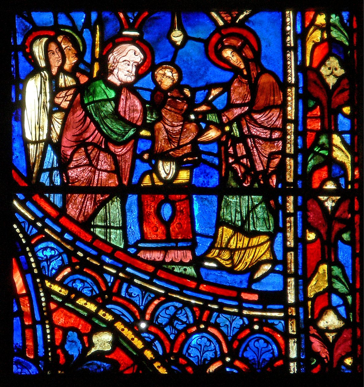 Darstellung im Tempel von French School