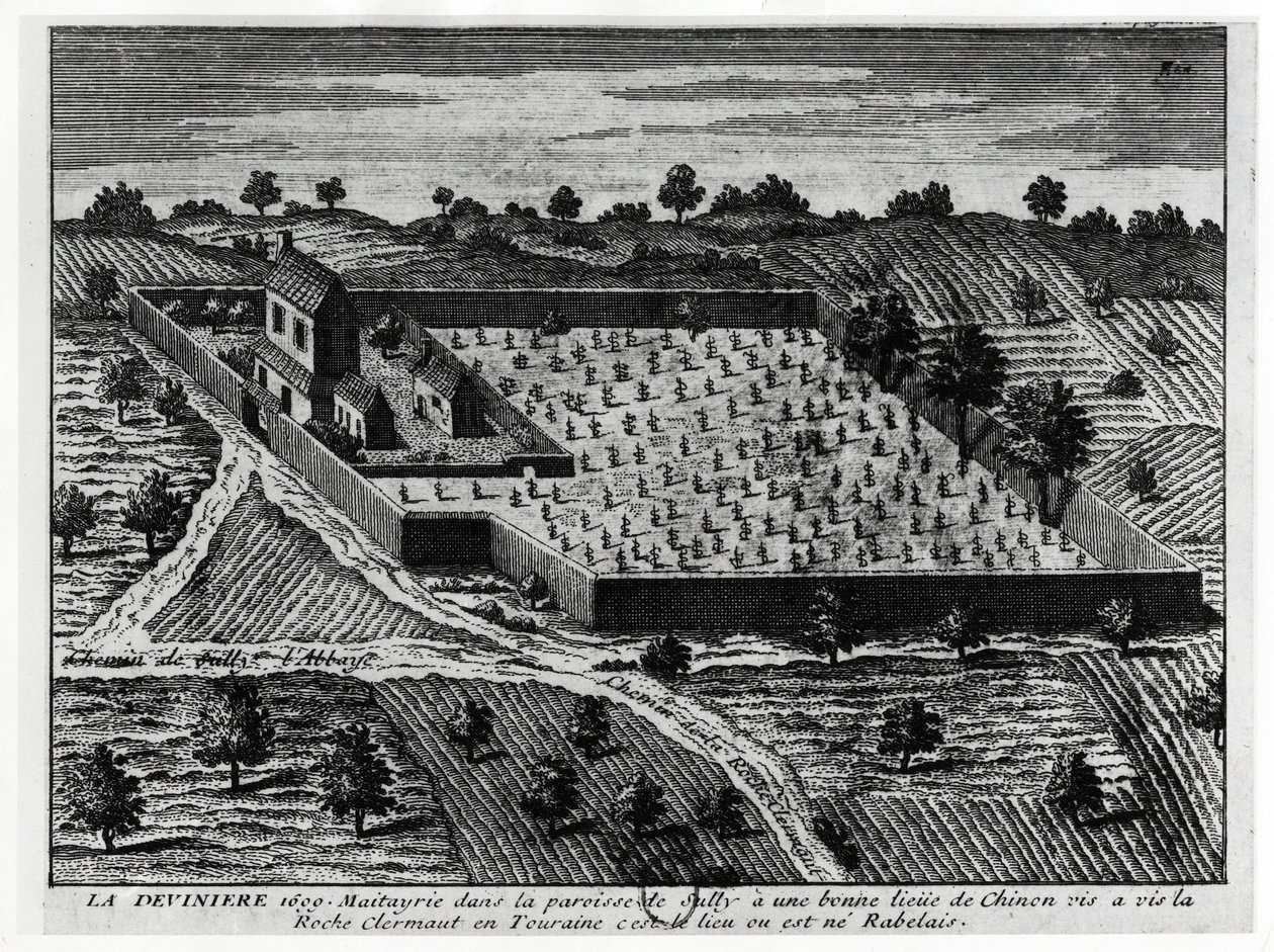 Rabelais, La Devinière: Geburtsort von Rabelais. von French School
