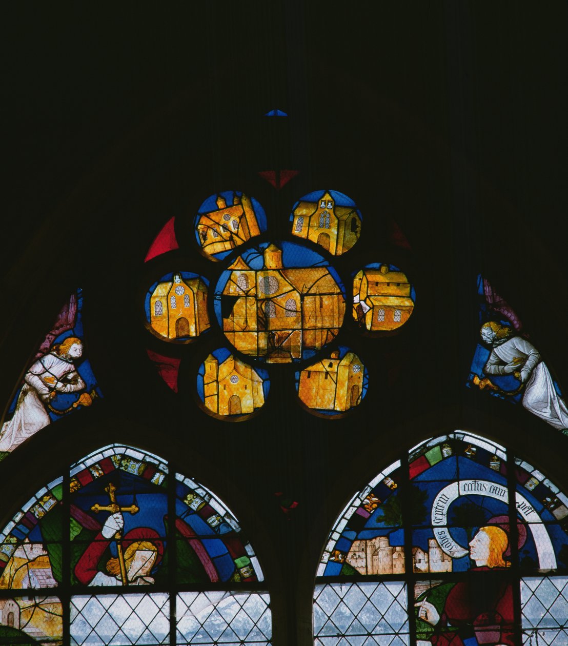 Rosettenfenster, ca. 1560 von French School