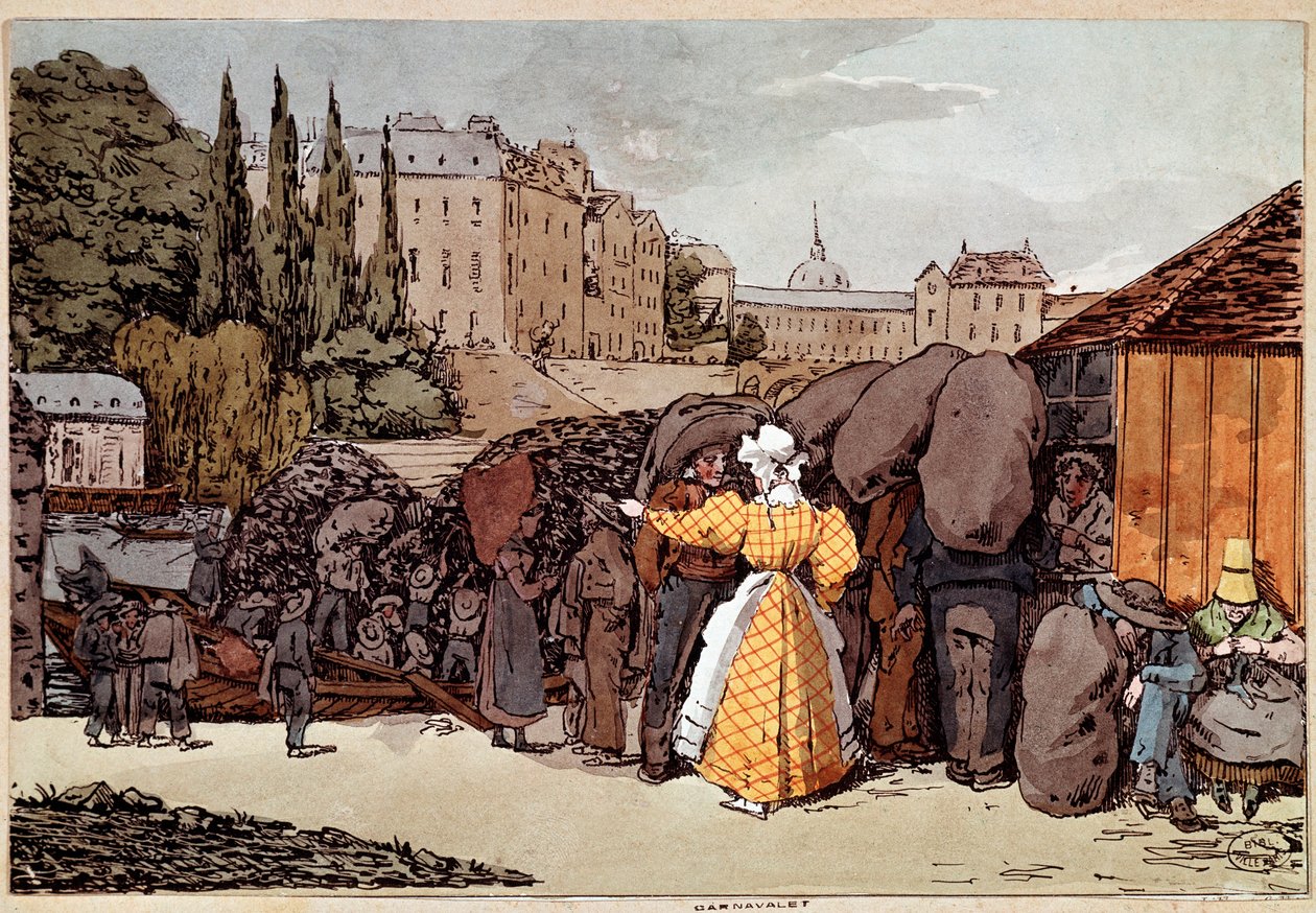 Kleine Berufe: die Kohle von French School