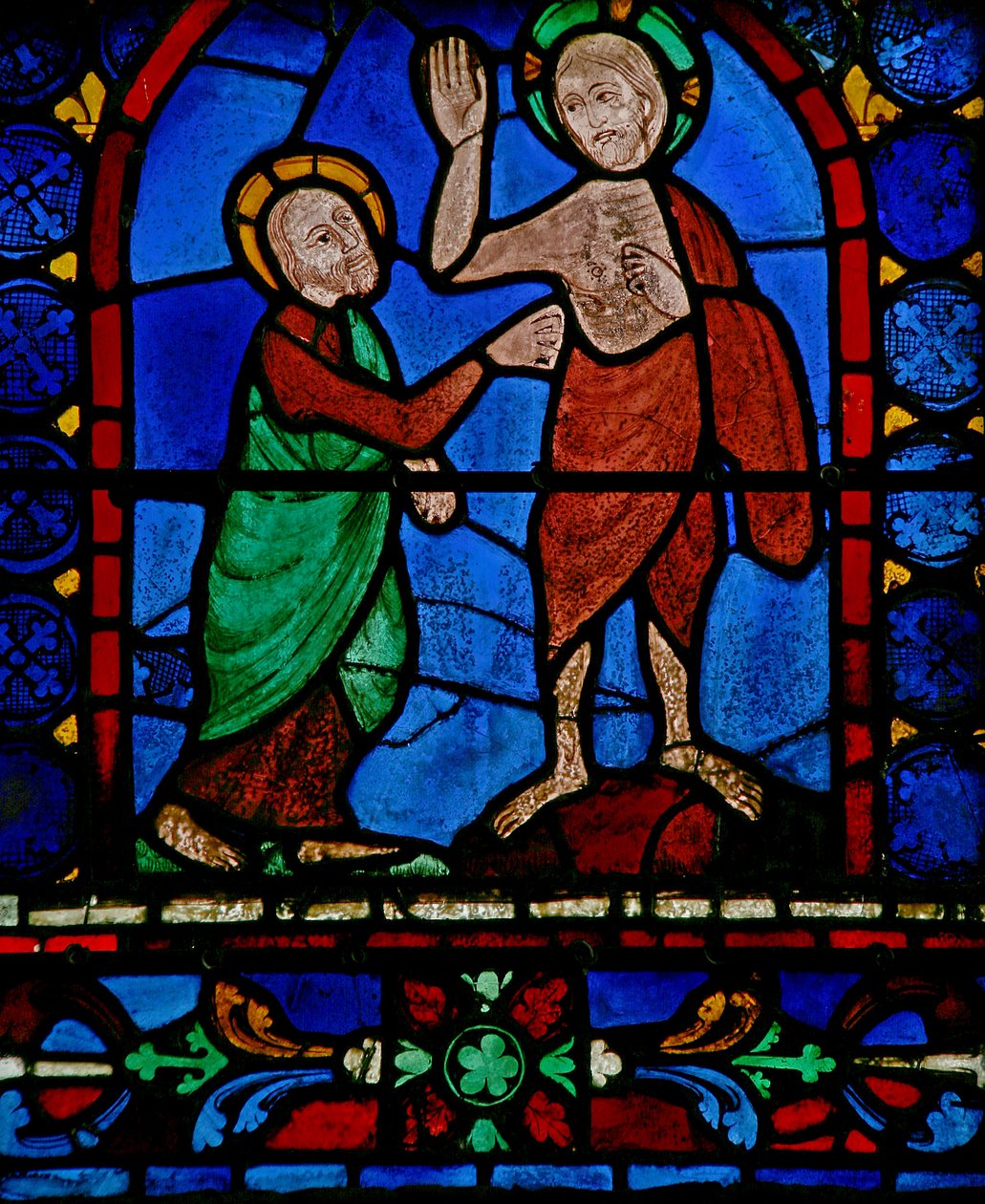 St. Thomas mit Christus von French School