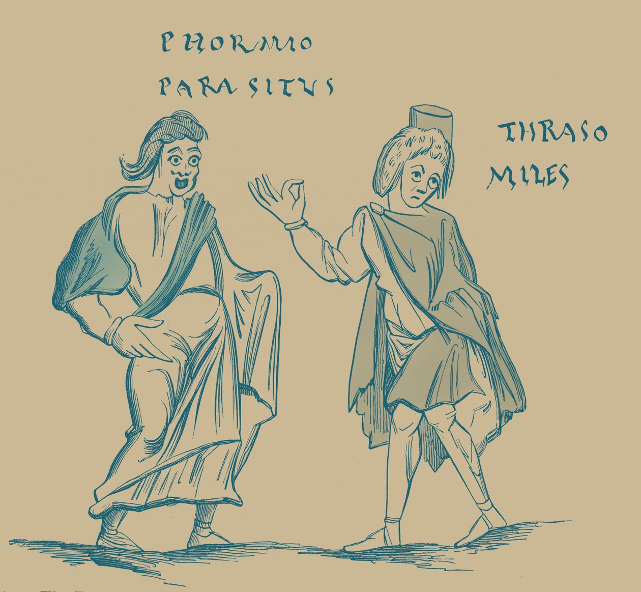 Der Parasit und der Soldat von French School