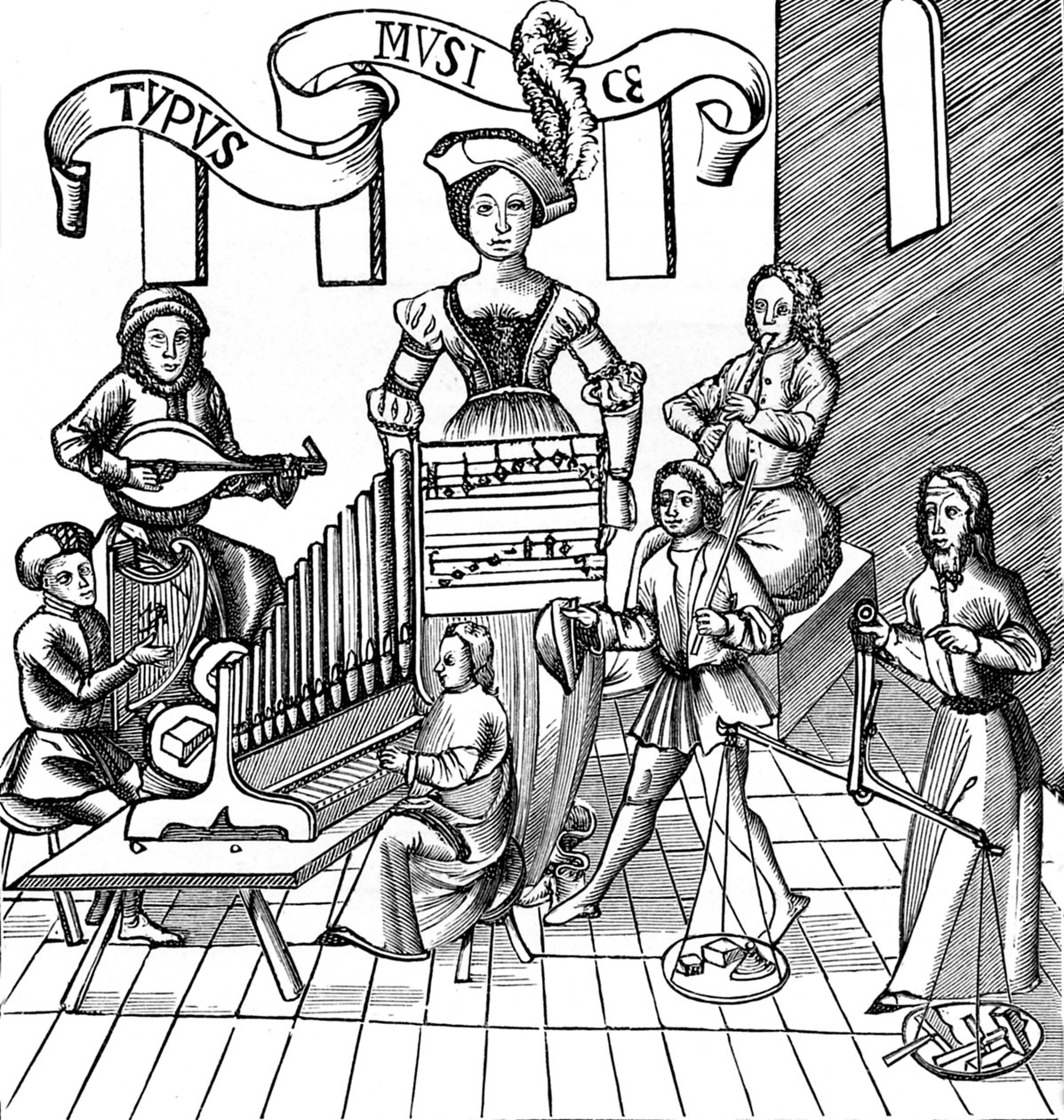 Die Personifikation der Musik von French School