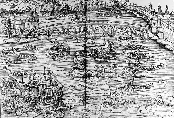 Der Triumph des Flusses von French School