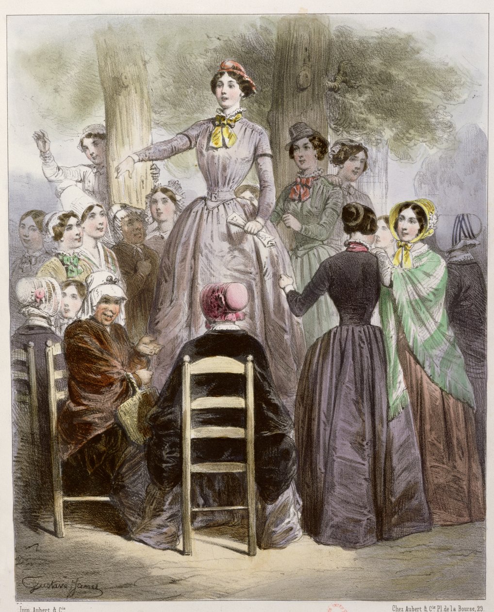 Die Frauenregierung während der Revolution von 1848 von French School