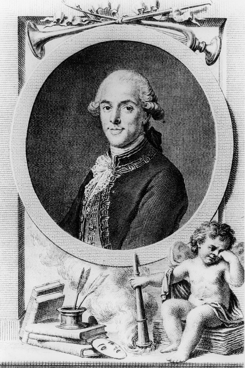Tomas de Iriarte (Gravur) von French School