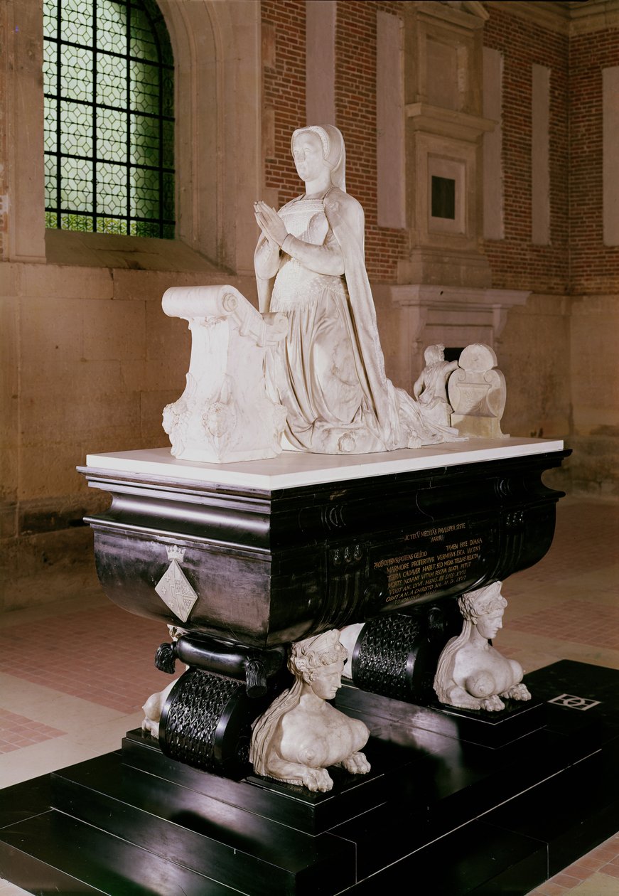 Grab von Diane de Poitiers (1499-1566) von French School