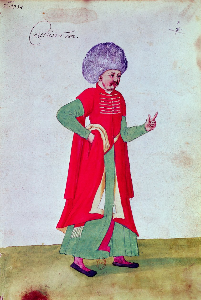 Türkischer Höfling, 1567 von French School