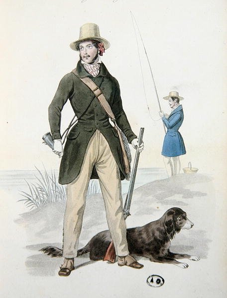 Zwei elegante junge Sportsmänner von French School