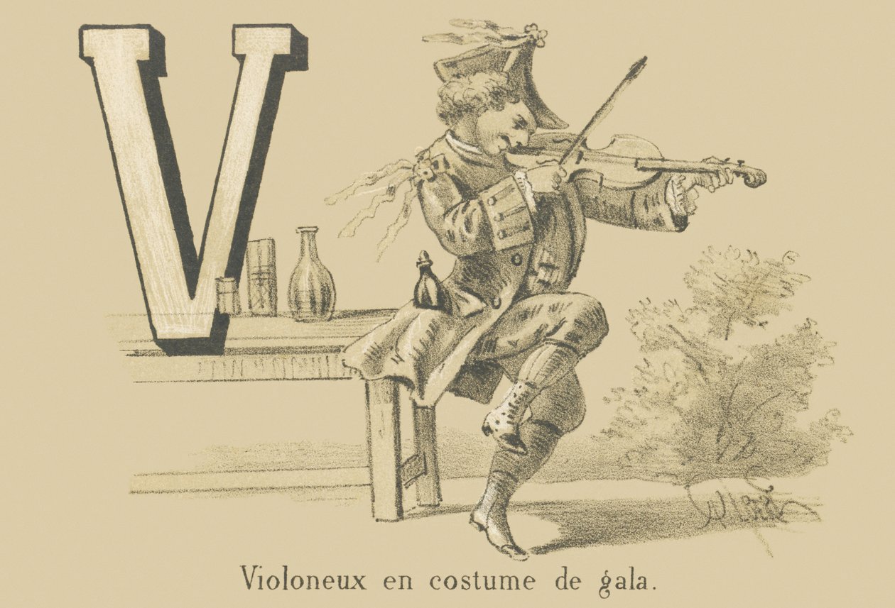 V: Geiger im Galakostüm von French School