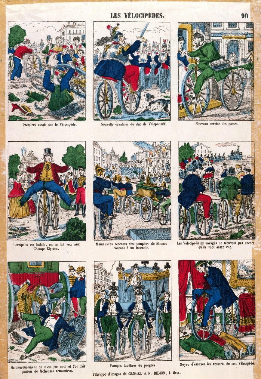 Velocipedes von French School