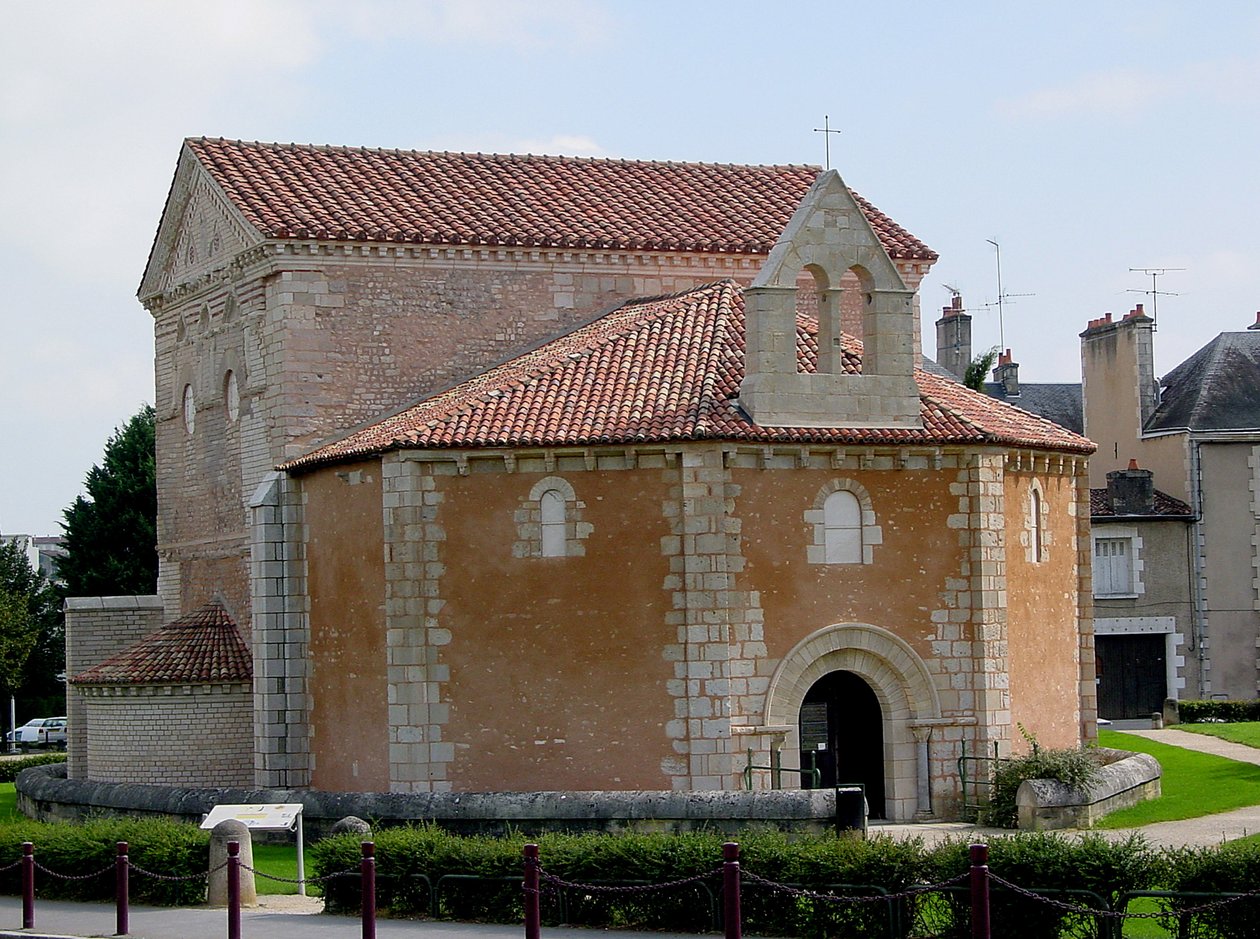 Ansicht des Baptisteriums von St. Jean von French School