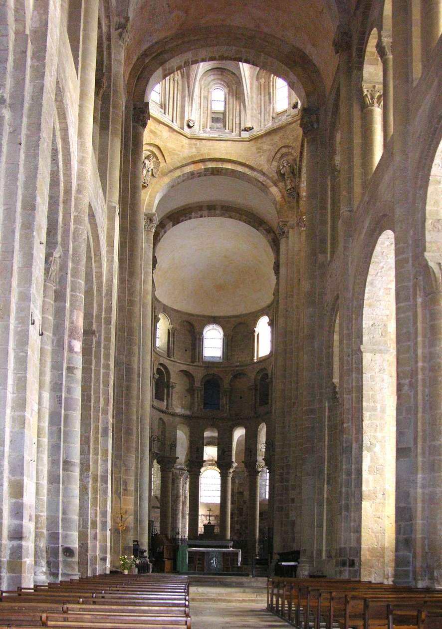 Ansicht des Kirchenschiffs, ca. 1050 von French School