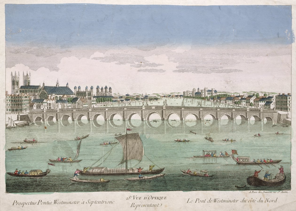 Westminster Bridge, London von French School