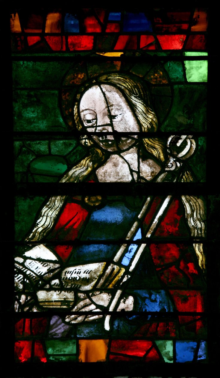 Fenster w11 mit St. Agatha von French School