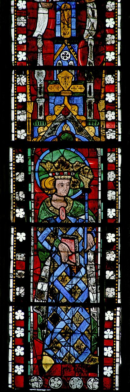 Fenster w200 mit dem Heiligen Ludwig von French School