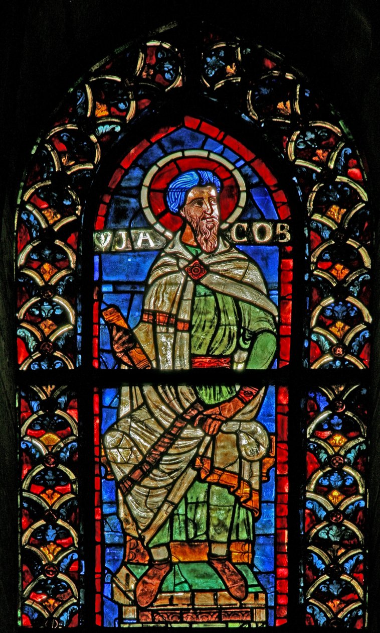 Fenster w210, Jakob darstellend von French School