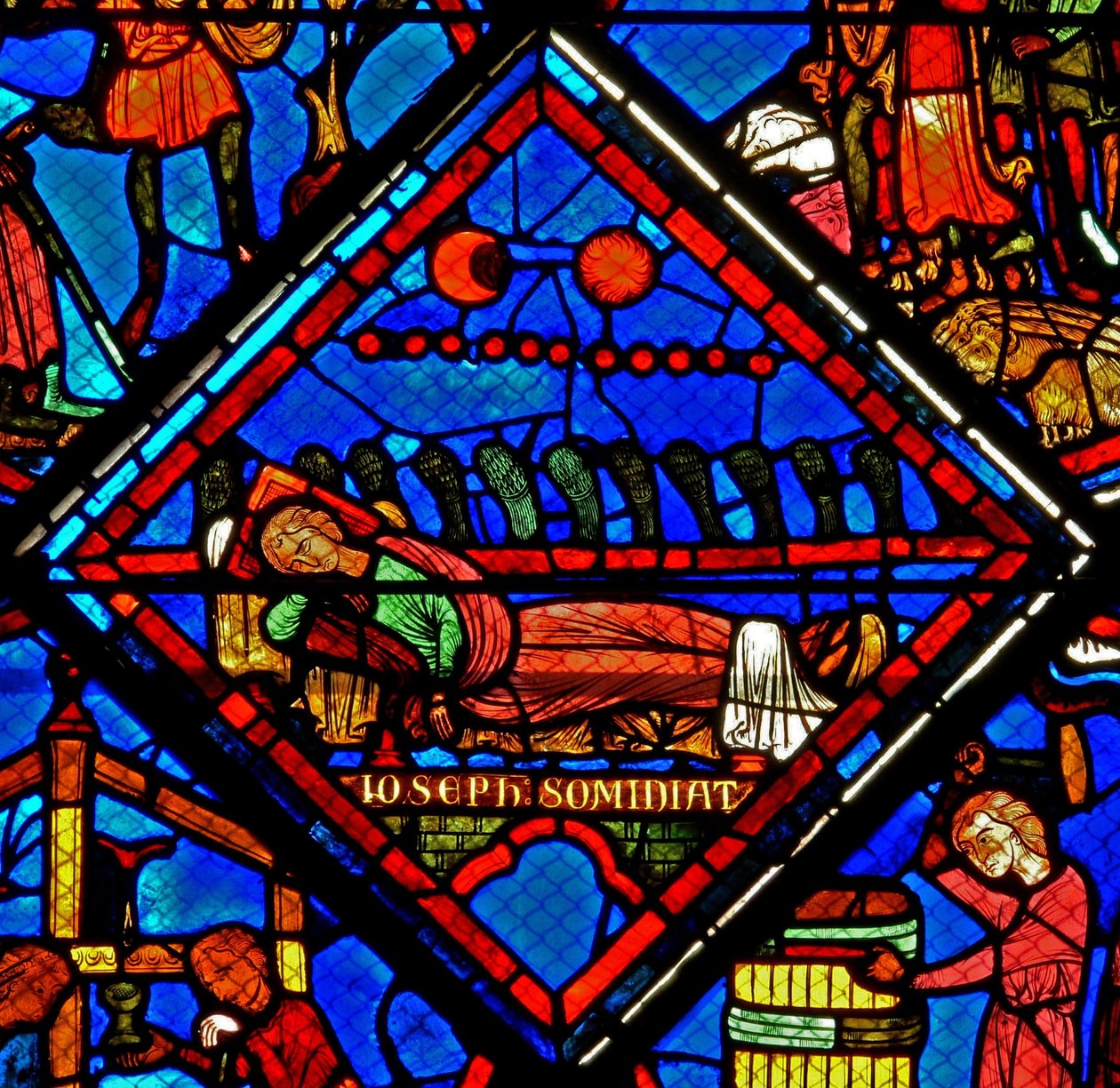 Fenster w24 zeigt Josephs Träume von French School