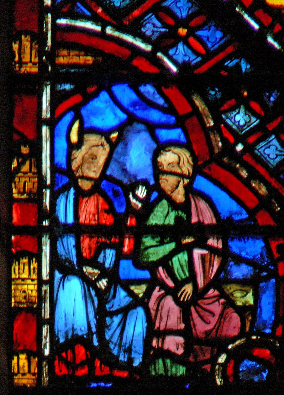 Moses und Aaron sitzen von French School