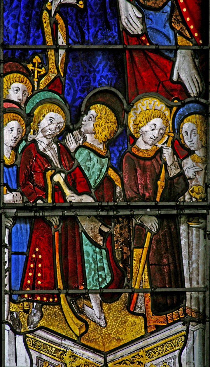 Fenster w3, zukünftige Apostel von French School