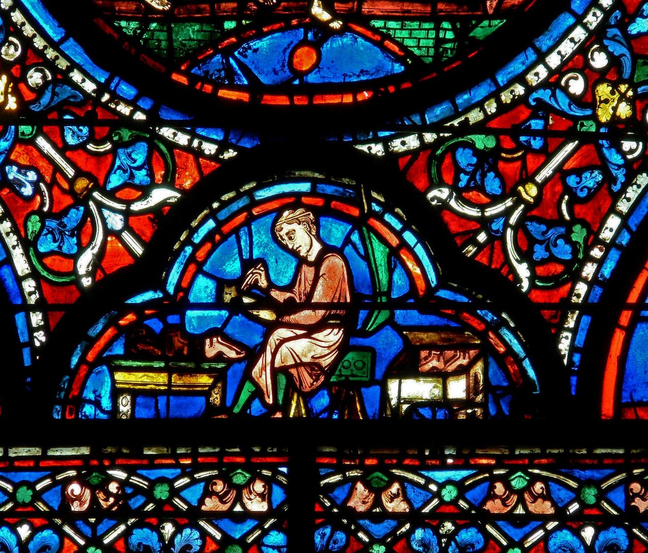 Fenster w42 mit Stiftern - Schuhmacher von French School