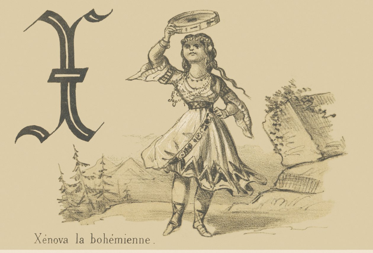 Xenova die Bohemienne von French School