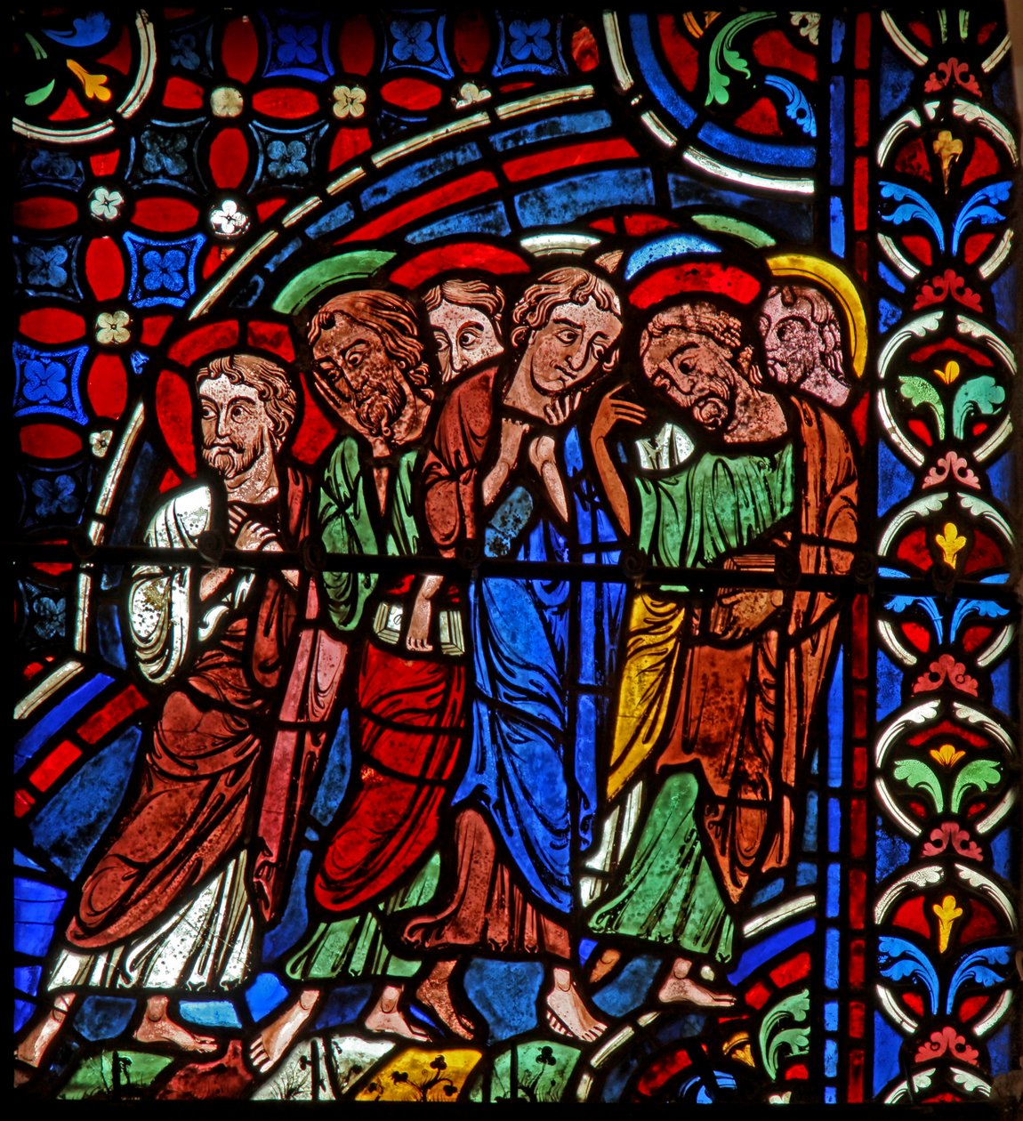 Jünger bei der Verhaftung in Gethsemane von French School