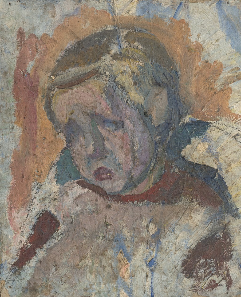 Kopfstudie eines Jungen von Frida Konstantin