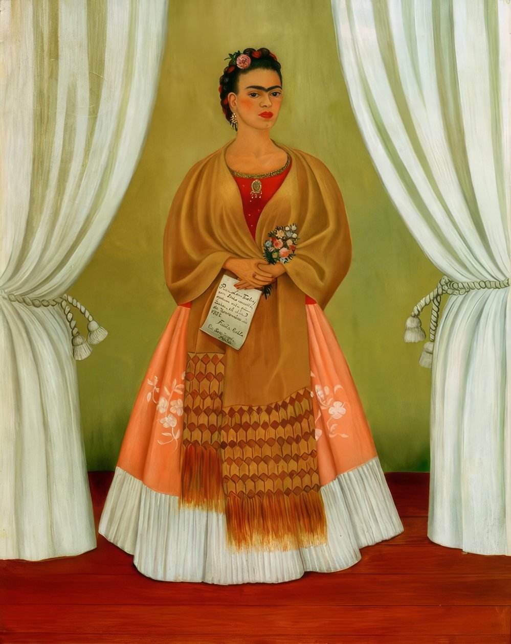 Selbstporträt gewidmet Leon Trotsky von Frida Kahlo