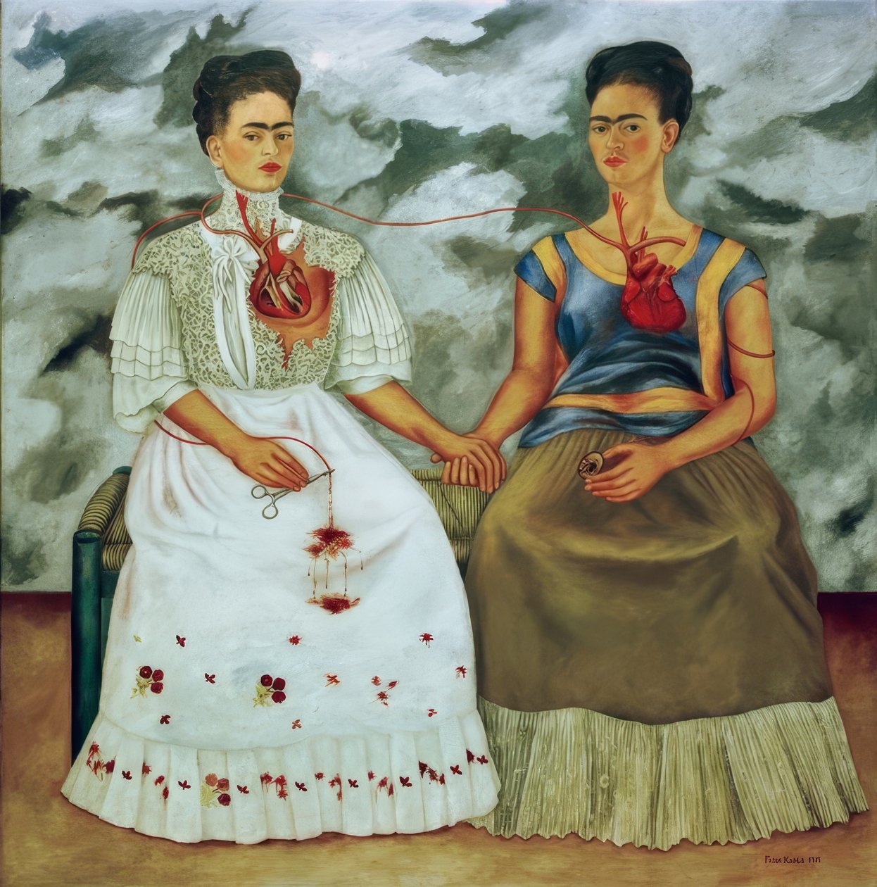 Die zwei Fridas von Frida Kahlo