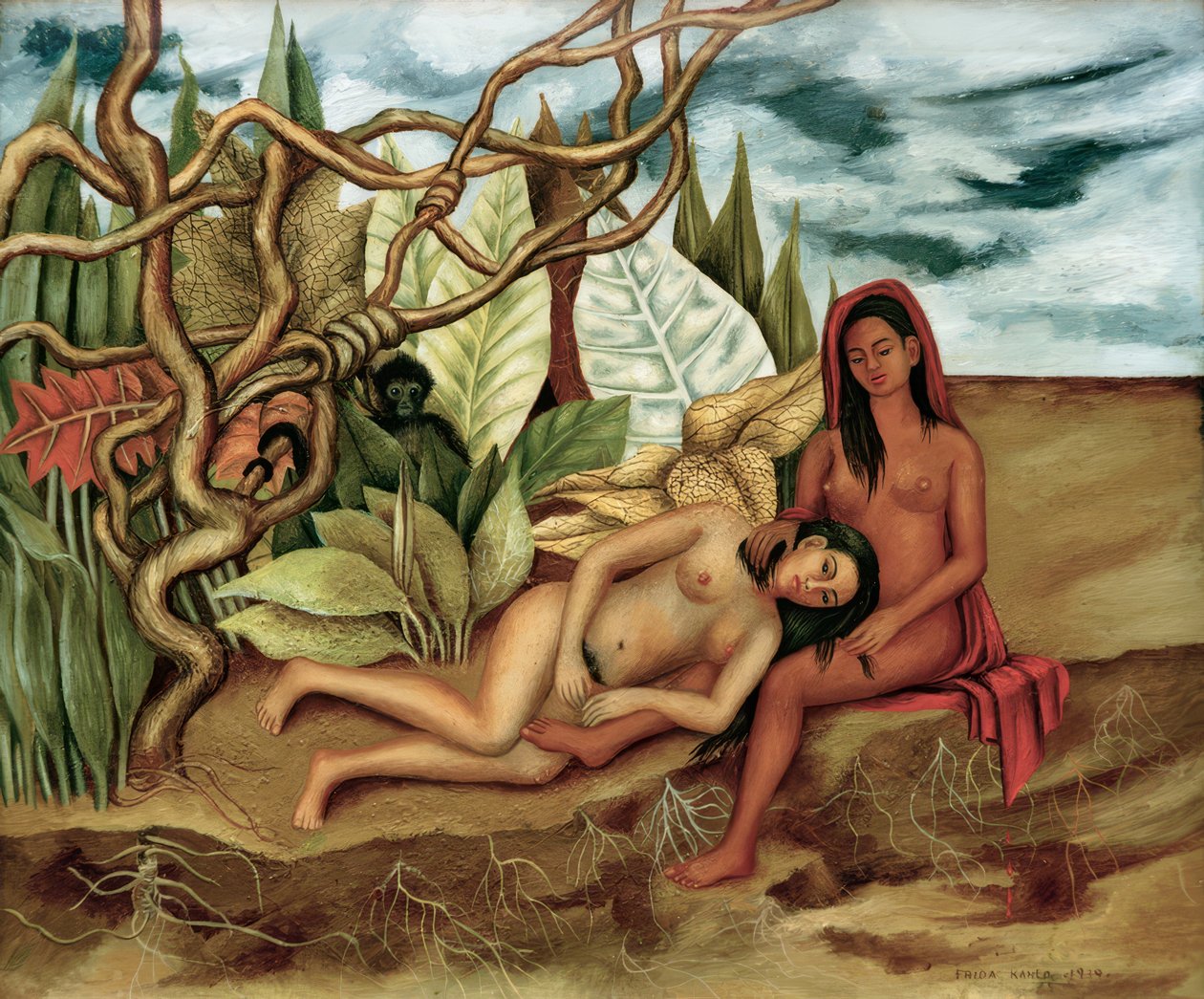 Zwei Akte im Wald von Frida Kahlo