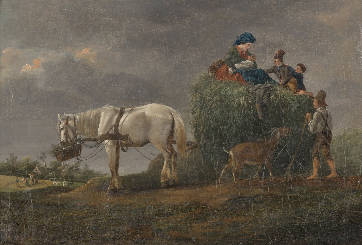Der Heuwagen von Friedrich August Mathias Gauermann