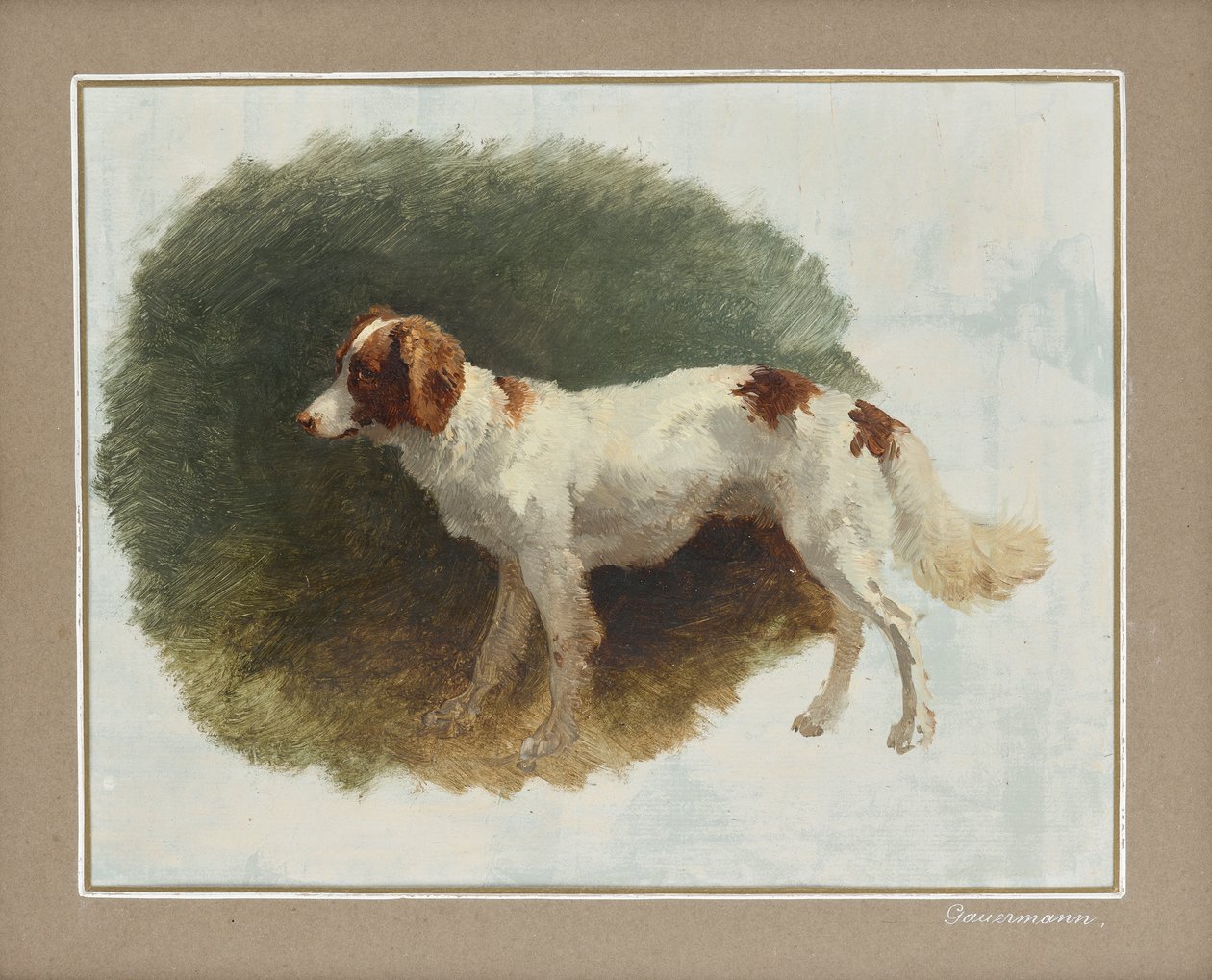 Jagdhund von Friedrich August Mathias Gauermann