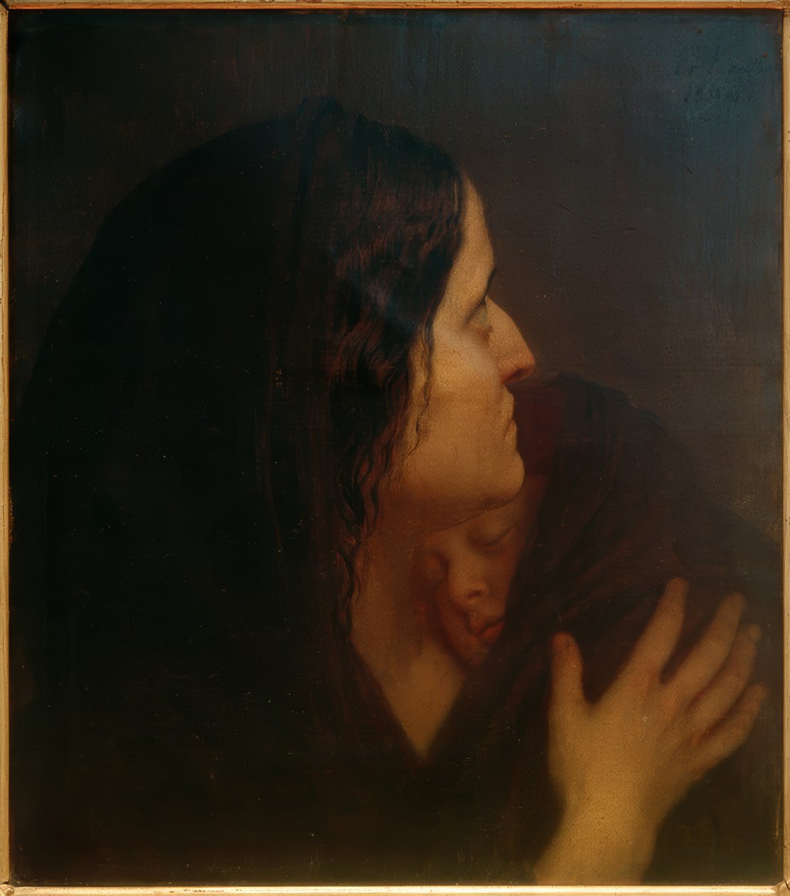 Mutter und Kind von Friedrich August von Kaulbach