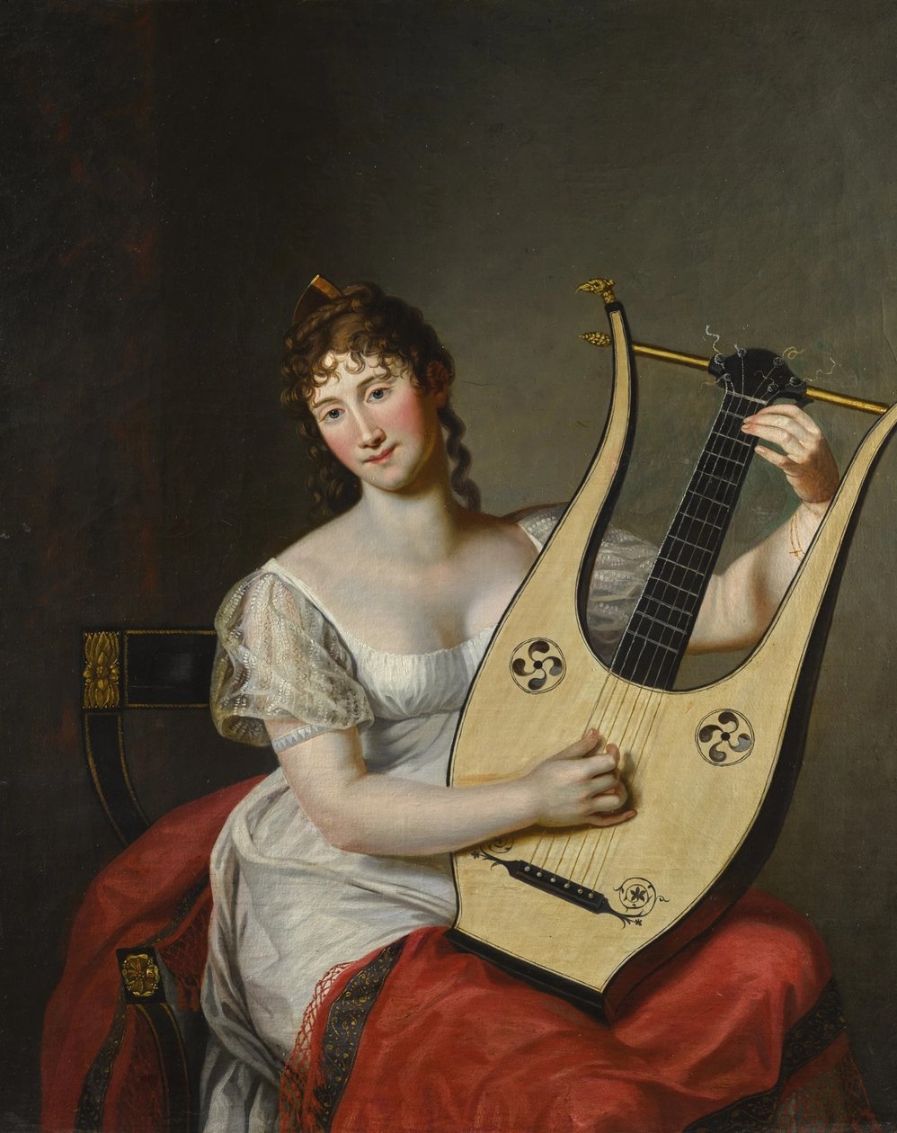 Porträt von Frederica von Mecklenburg-Strelitz von Friedrich Carl Groger