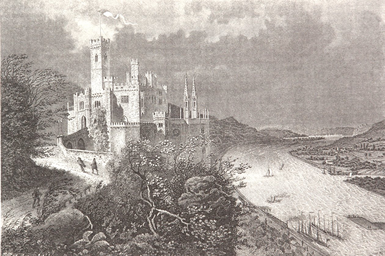 Schloss Stolzenfels von Friedrich Foltz