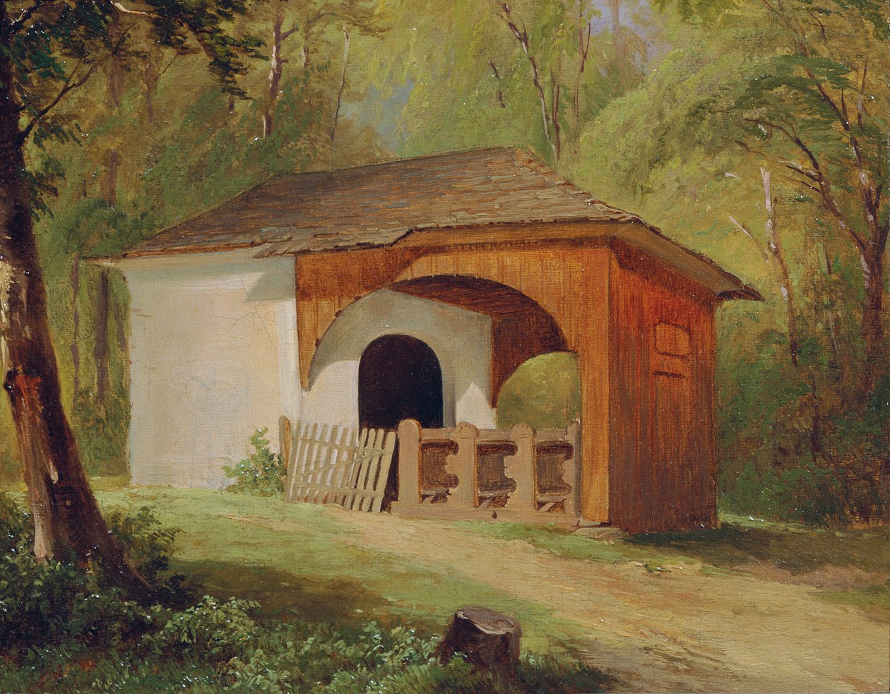 Waldkapelle von Friedrich Hasslwander